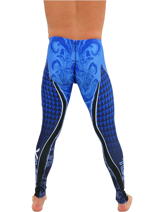 Blue Compression Bottoms