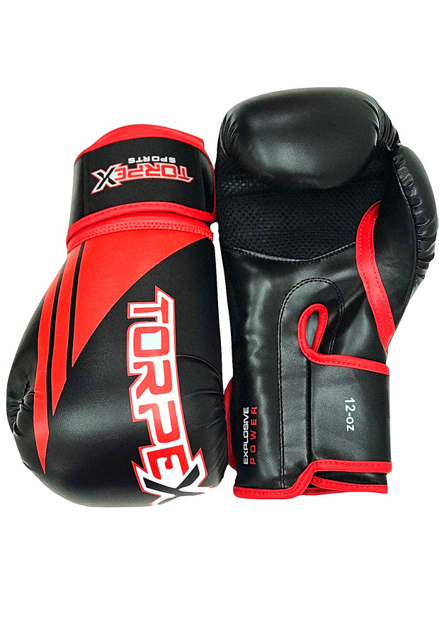 Elite Boxing Gloves - Black/Red