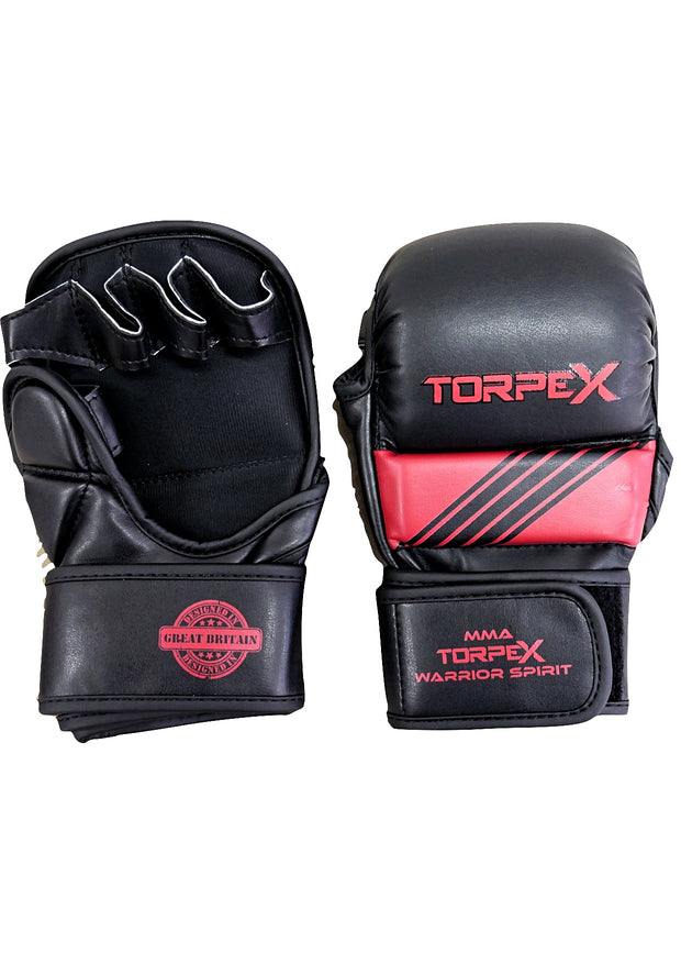 Torpex Black/Maroon MMA Gloves