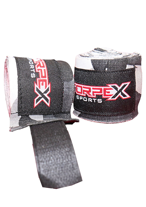 Black/White/Grey Camo Handwraps 4.5m