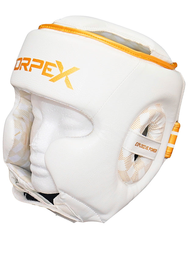 SignatureGold Headguard - White