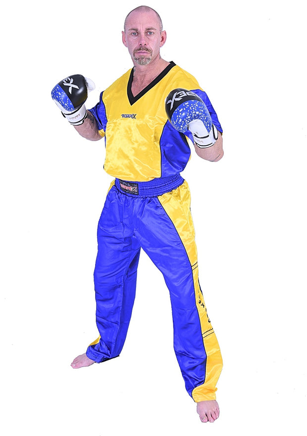 Blue/Yellow Kickboxing Uniform